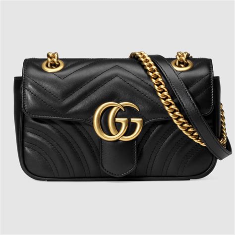 shoulder bag gucci black